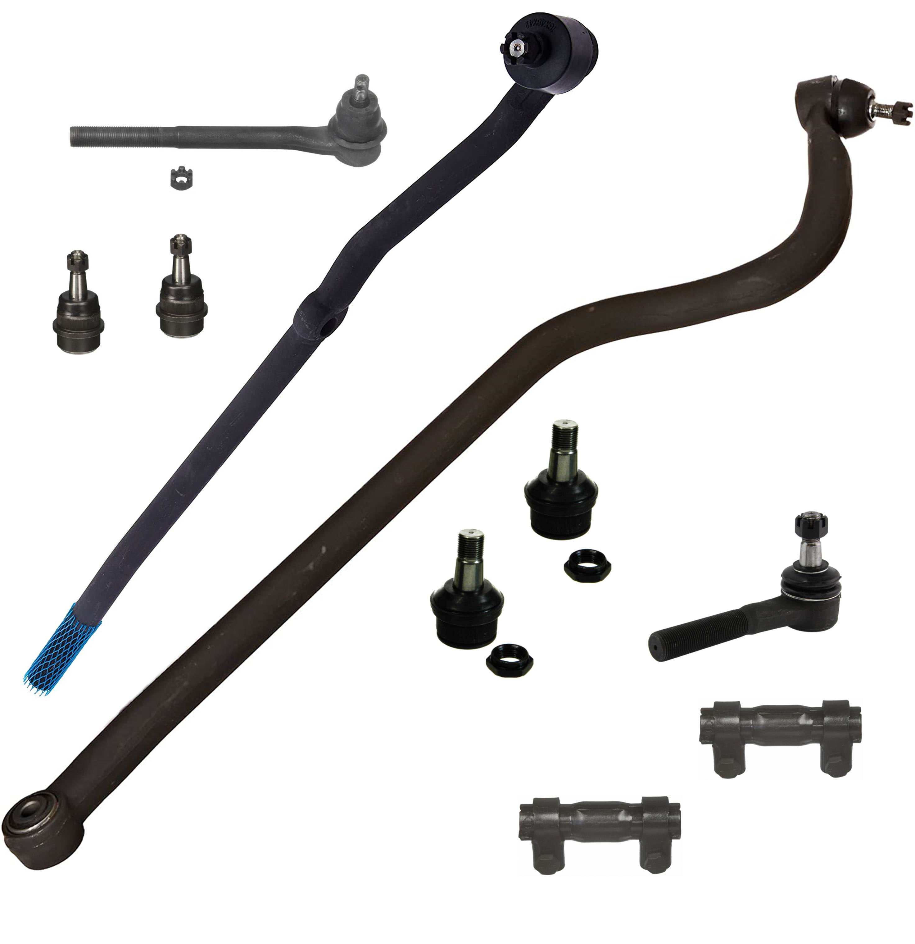 10 Pieces Suspension Kit Inner Outer Tie Rod Ends, Upper Lower Ball