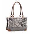 thumbnail image 2 of Upcycled Canvas Bag, Brown, 2 of 2