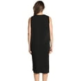 thumbnail image 3 of Just Love Short Sleeve Nightgown Sleep Dress for Women (Black - I Heart Sleep, 5X), 3 of 3