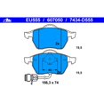 thumbnail image 1 of ATE Coated 607050 Disc Brake Pad, 1 of 1