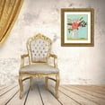 thumbnail image 3 of Roberts, Kait 26x31 Gold Ornate Wood Framed with Double Matting Museum Art Print Titled - Bouquet on Robins Egg, 3 of 4