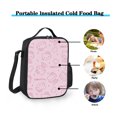 thumbnail image 5 of Hello kitty Lunch Bag Unisex Lunch Box, Reusable Lunch Tote Meal Prep Container Portable Leakproof Insulated Cooler Bag Food Tote for Work Office Picnic Beach Travel, 5 of 5