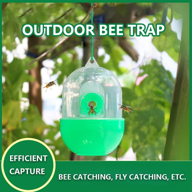 Cazador De Abejas Y Avispas Trampas colgantes para abejas Control de avispas Chaqueta amarilla Trampa Avispa Bee Catcher para exteriores