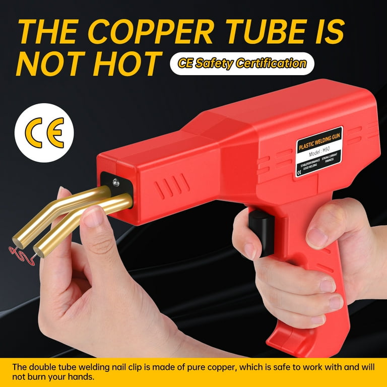 Car Bumper Repair Kit: Plastic Welding Machine, Hot Stapler Welder