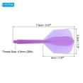 thumbnail image 2 of Uxcell Integrated Dart Shaft and Flights 15 Pack 2BA Thread Plastic Dart Flights Purple, 2 of 5