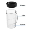 thumbnail image 2 of Mainstays Iced Tea and Iced Coffee Pitcher with Lid, 2-Quart, 2 of 8