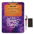 thumbnail image 6 of Inkdotpot Dry Erase Double Sided Dry Erase Double Sided Clipboard Letter Size Printed Paperboard Clipboard w/Low Profile Clip 9X15 With Free Marker & Duster, 6 of 9