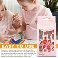 thumbnail image 2 of Christmas Nail Stickers for Kids 24pc Wearable Cute Nail Patch Pack Holiday Designs Easy Apply DIY Decals 24PCS, 2 of 4