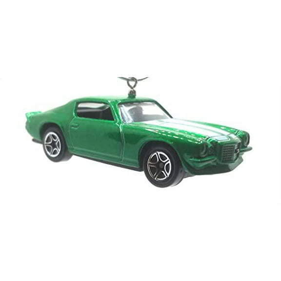 Christmas Ornament for 1971 Chevy Camaro Z-28 Green White Stripe