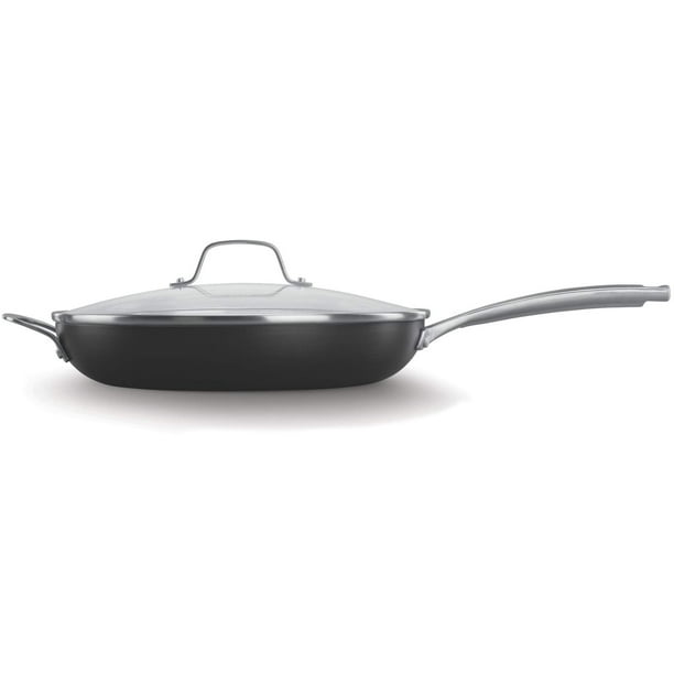 Calphalon Classic Ceramic Nonstick Oil Infused 12 inch Fry Pan Frypan Glass Top