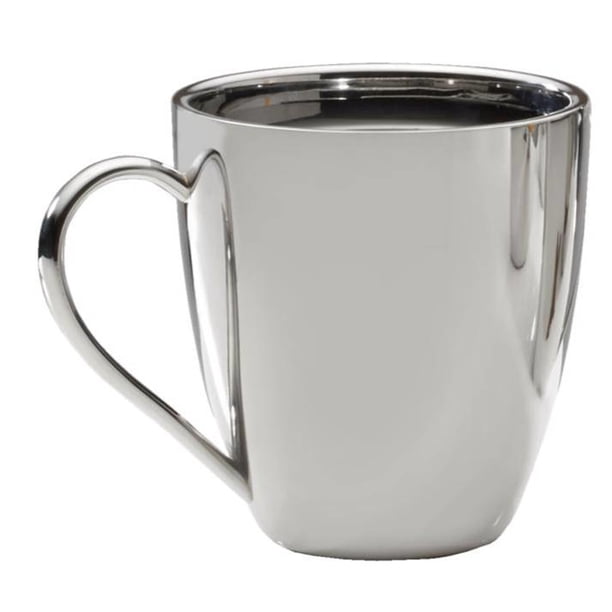 big stainless steel mug