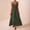 Army Green women's sleeveless maxi dress a1, variant on Women's Sleeveless V Neck Maxi Dress Ruched Flowy Boho A-Line Casual Elegant Long Vacation Dress for Summer Beach, Black 2XL