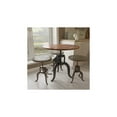 thumbnail image 3 of Yosemite Home Decor Cast Iron & Mango Wood Pub Table in Black/Natural, 3 of 3