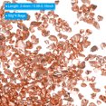 thumbnail image 2 of Uxcell Crushed Glass Glitters Colorful Irregular Glass Chips Chunky Orange Red, 2 of 7