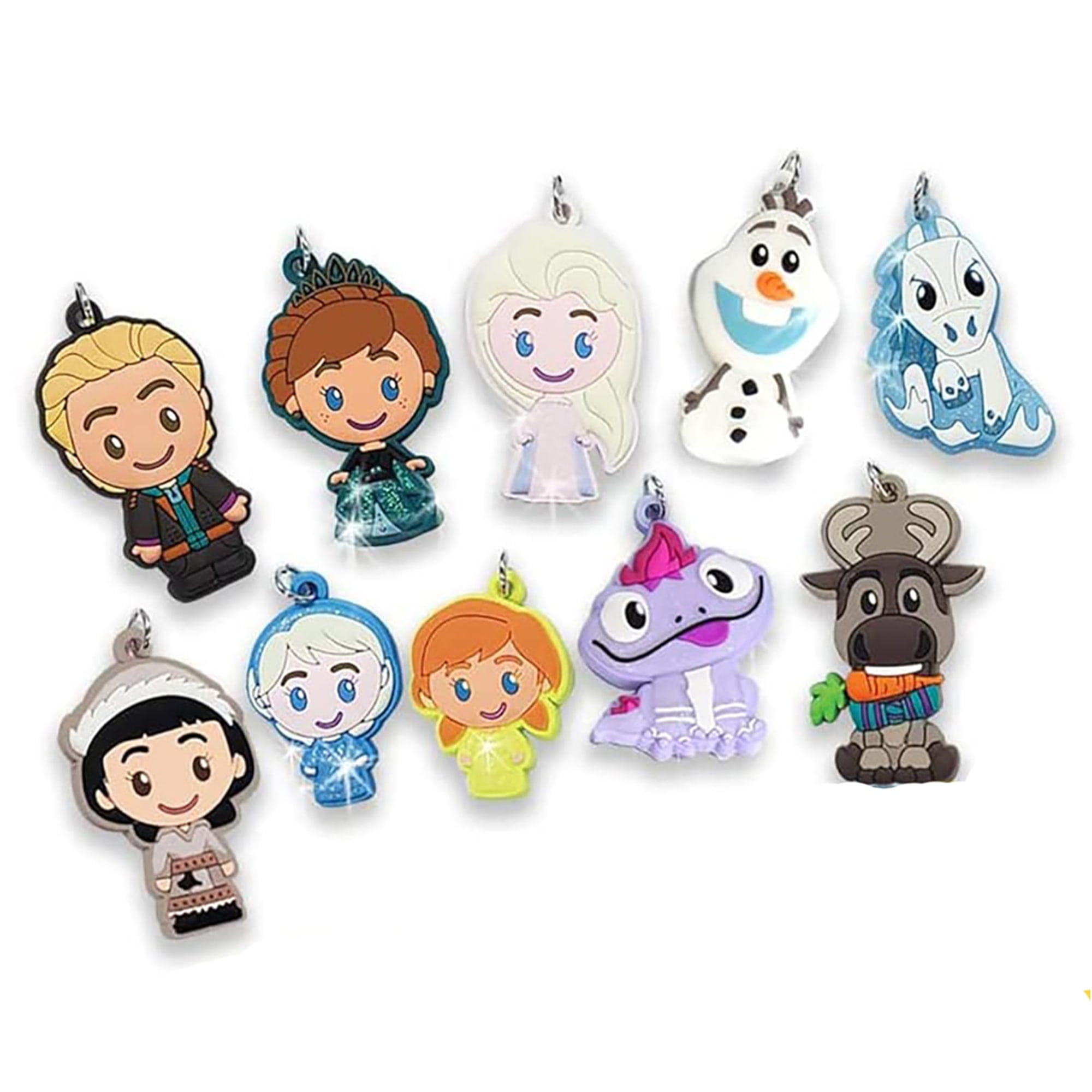 Tara Toy: Deluxe Sparkling Necklace Activity Set - Disney Frozen 2 - 520pc, DIY Jewelry Craft Kit, Create 10 Character Charm & Bead Necklaces, Kids 3+
