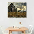 thumbnail image 2 of COMIO  Old Barn Canvas Wall Art Rustic Wall Decor Paintings Farmhouse Living Room Decor Barn Picture Modern Home Artwork Decor for Bedroom Kitchen Framed Ready To Hang, 2 of 6