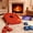 Red + 6 Bean Bags + 1 Storage Bag, variant on Red & Blue Portable Corn Hole Game Set with 6 Bean Bags and Storage Bag, Reinforced Material Easy Assembly Throwing Game for Outdoor Travel Family Party Entertainment