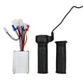 thumbnail image 2 of 24-48V Brush Controller Throttle Grip Set Comfortable Grip Digit Display Heat Dissipation For 24V 36V 48V Motors, 2 of 12