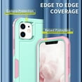 thumbnail image 3 of for iPhone 12 Case & iPhone 12 Pro Case with (2Pcs Tempered Glass Screen Protector+1Pcs Camara Lens Protector), Heavy-Duty Tough Rugged Full Body Shockproof Anti-Scratch Hybrid Cover, 3 of 8