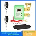 thumbnail image 2 of SPRING 240A 12V Remote Battery Disconnect Switch Led Automatic Power Shut Off Switch Green, 2 of 8