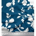 thumbnail image 1 of Soimoi Cotton Duck Fabric Leaves & Floral Artistic Print Fabric by The Yard 42 Inch Wide, 1 of 3