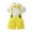Yellow, variant on Penkiiy Boys Spring Short Sleeve Top&Strap Shorts Suit Outfit For Baby Toldders Solid Color Shirts, Photography Performance Set Toddler Boy Clothes Sweat Outfit 5 Years Khaki 2023 Summer Deal
