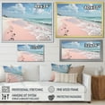 thumbnail image 4 of Designart "Pink Simplicity Beach Landscape II" Landscapes Wall Decor, 4 of 5