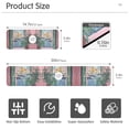 thumbnail image 3 of Yayeee Faucet Mat for Kitchen Sink 14.7" Diatomite Long Splash Guard Pad, Green Window Sea, 3 of 7