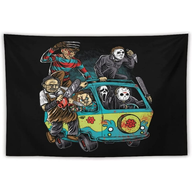 Horror discount movie tapestry