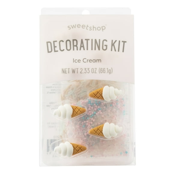 Sweetshop Decorating Kit-Ice Cream, 9 Pieces