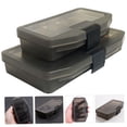 thumbnail image 3 of STRANDCHIC 2-Pack Portable Grey Fishing Tackle Organizer Boxes with Multiple Divided Compartments for Easy Storage, 3 of 7