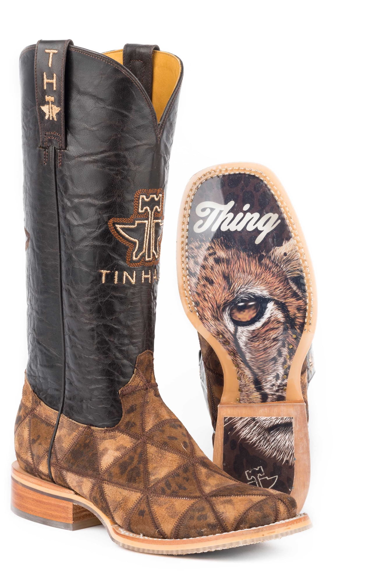 cheetah cowboy boots
