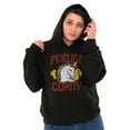 thumbnail image 3 of Feeling Corny Candy Corn Unicorn Women Plus Size Graphic Pullover Hoodie Brisco Brands 2X, 3 of 4