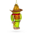 thumbnail image 3 of Western Cowboy Cactus Glass Christmas Ornament, 3 of 4