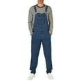 thumbnail image 2 of RMGVDSD Men's Denim Bib Overall Mens Relaxed Fit Fashion Jean Jumpsuit Midweight Workwear With Adjustable Straps Denim Overalls Vintage Stylish Slacks, 2 of 7