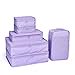 thumbnail image 3 of JJ POWER Cubes de Rangement de Voyage, Organisateurs de Bagages avec Sac à Chaussures (Violet), 3 of 4