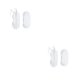 thumbnail image 3 of Sonducket Cubierta para los ojos Transpirable Fácil de usar Cubre los ojos con los ojos vendados para dormir Blanco Blanco 2Conjunto, 3 of 6