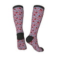 thumbnail image 4 of Fotbe Strawberries print Women's Men's Novelty Crew Socks Cotton Socks Knee High Socks for Walking,Running,Nurses,Pregnancy, 4 of 9