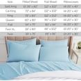 thumbnail image 3 of Neutral Solid Color Brushed Microfiber Deep Pocket Sheet Set, 3 of 9