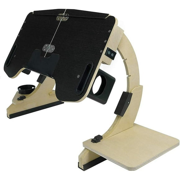Laptop Desk for Bed, Lap Desks Bed Trays for Eating and Laptops Stand Lap Table, Adjustable Computer Tray for Bed, Foldable Bed Desk for Laptop and Writing in Sofa,Black