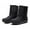 Black, variant on comerut Women Winter Anti Skid Plush Warm Mid Calf Snow Boots Outdoor Walking Shoes