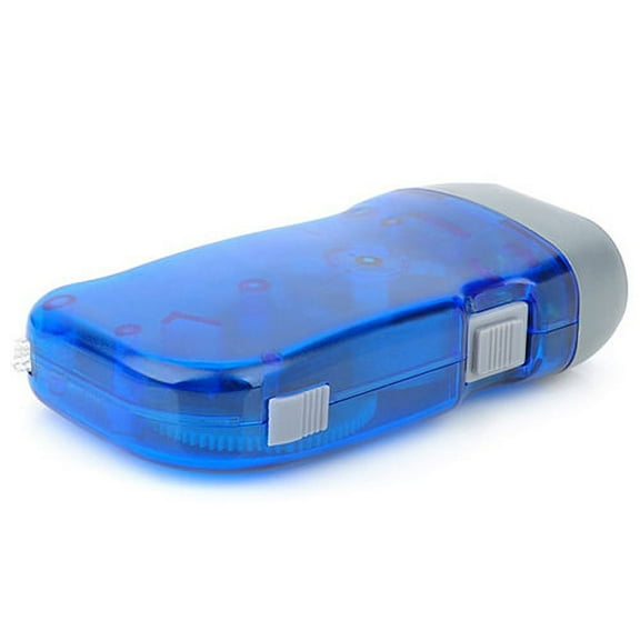 3 LEDs Hand Pressing Flashlight Traveling Torch Light Manual Generator Lamp Gift