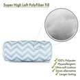 thumbnail image 2 of Majestic Home Goods Chevron Round Bolster, Blue, 2 of 6