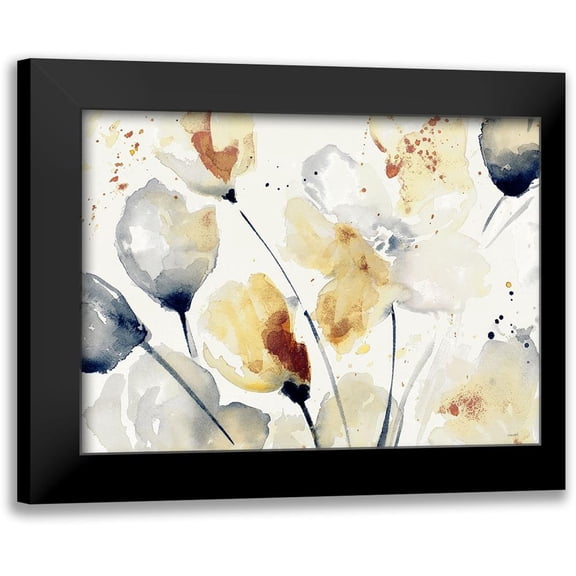 Loreth, Lanie 14x11 Black Modern Framed Museum Art Print Titled - Autumn Abstract Floral