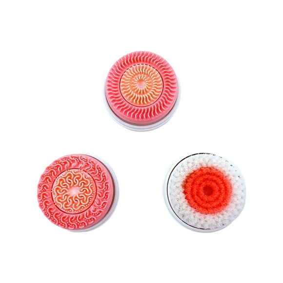 Juego de cabezales jinwen cepillo de limpieza facial Rosa 3 Piezas