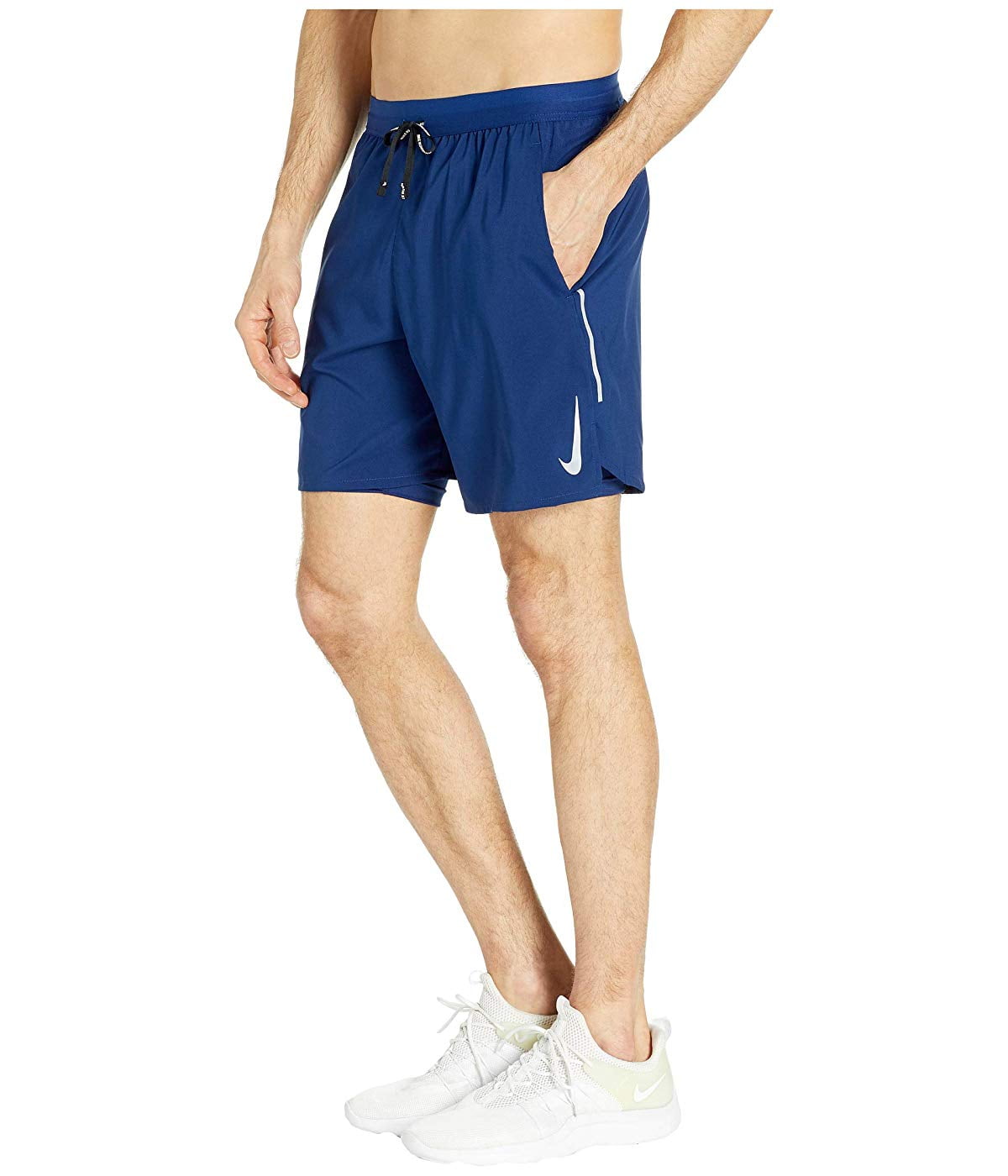 Nike Flex Stride Shorts 7 2-in-1 Blue Void/Metallic Silver -