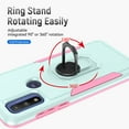 thumbnail image 2 of Aggxpf Compatible with Motorola Moto G Play 2023/Moto G Pure/Moto G Power 2022, Dropproof Phone Case with Ring Car Mount Kickstand (Teal), 2 of 5