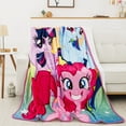 thumbnail image 3 of My Little Pony Rainbow Surprise Silk Touch Sherpa Throw Blanket, 3 of 6