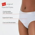 thumbnail image 5 of Hanes Women's Originals Ultra SuperSoft Hipster Underwear (5 Pack), 5 of 5