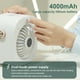 thumbnail image 3 of Bewildely Mini aire acondicionado Enfriador recargable Ventilador de escritorio portátil Camping Senderismo Picnic Pesca Refrigeración de bajo Electrodomésticos Blanco, 3 of 6